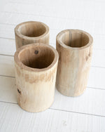 POT À USTENSILES EN BOIS
