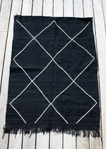 TAPIS STYLE BENI OUARAIN NOIR